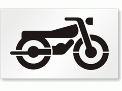 Sablon pentru motocicleta