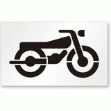 Sablon pentru motocicleta